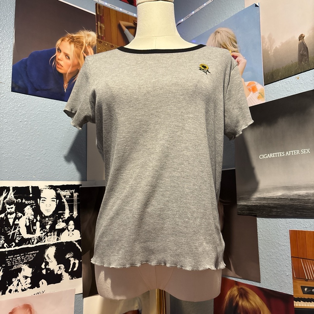 Justify Sunflower Embroidery Top